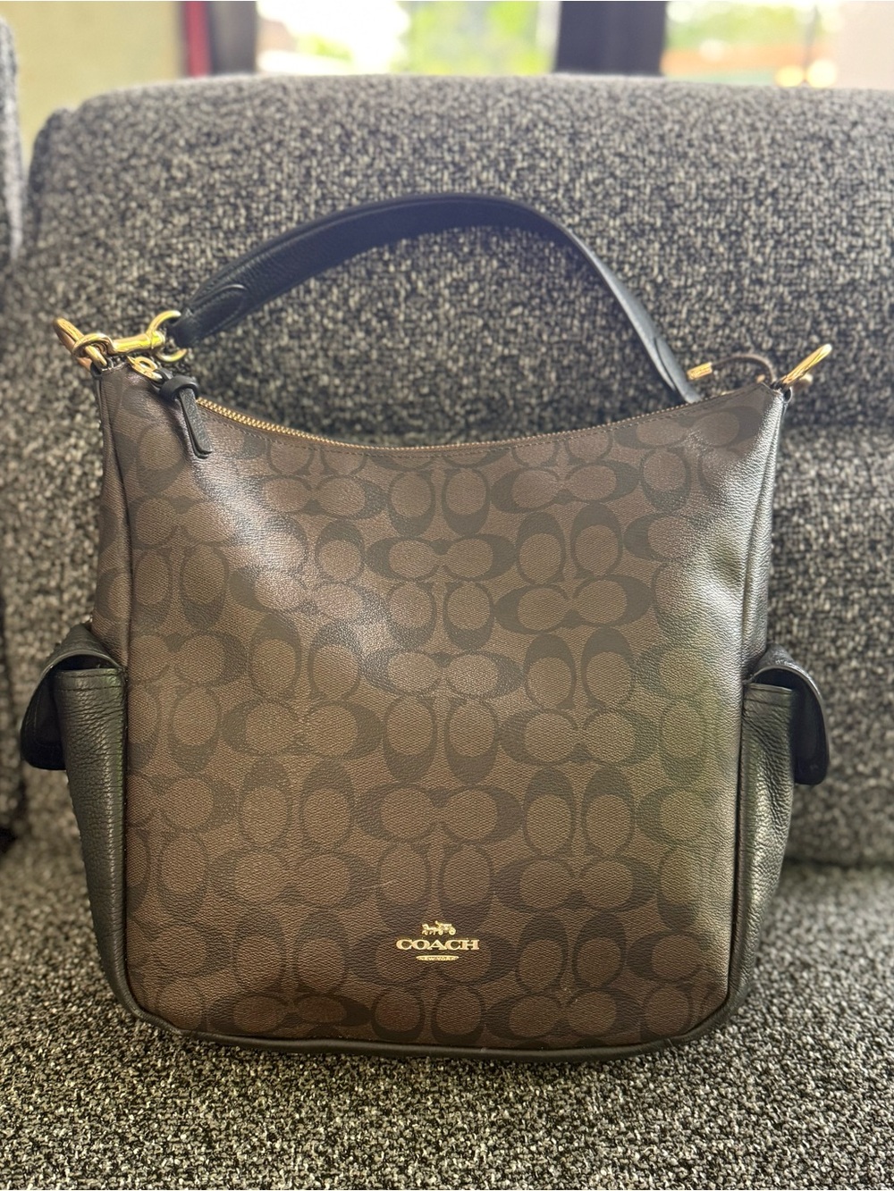 Coach Pennie Shoulder Bag In Signature Canvas